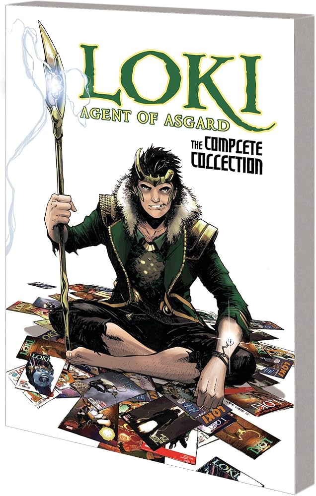 Modern Loki comic illustrations